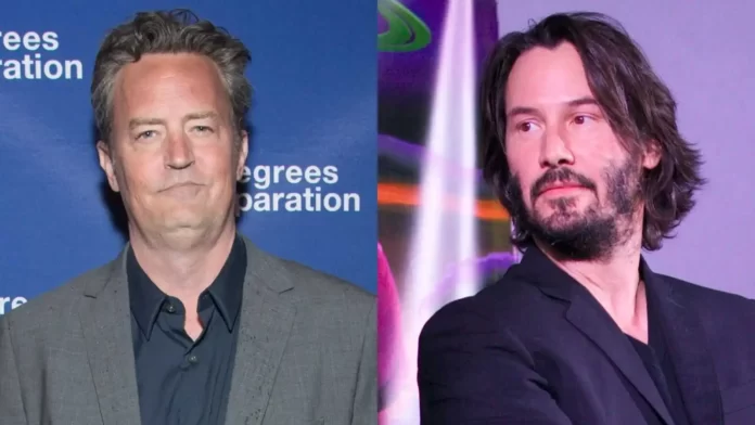 Matthew Perry and Keanu Reeves