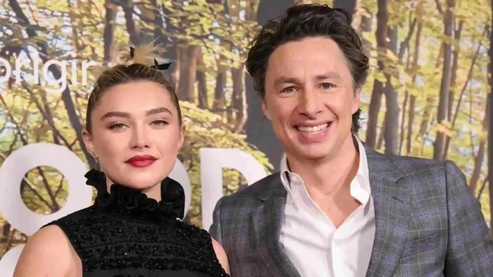 Zach Braff and Florence Pugh