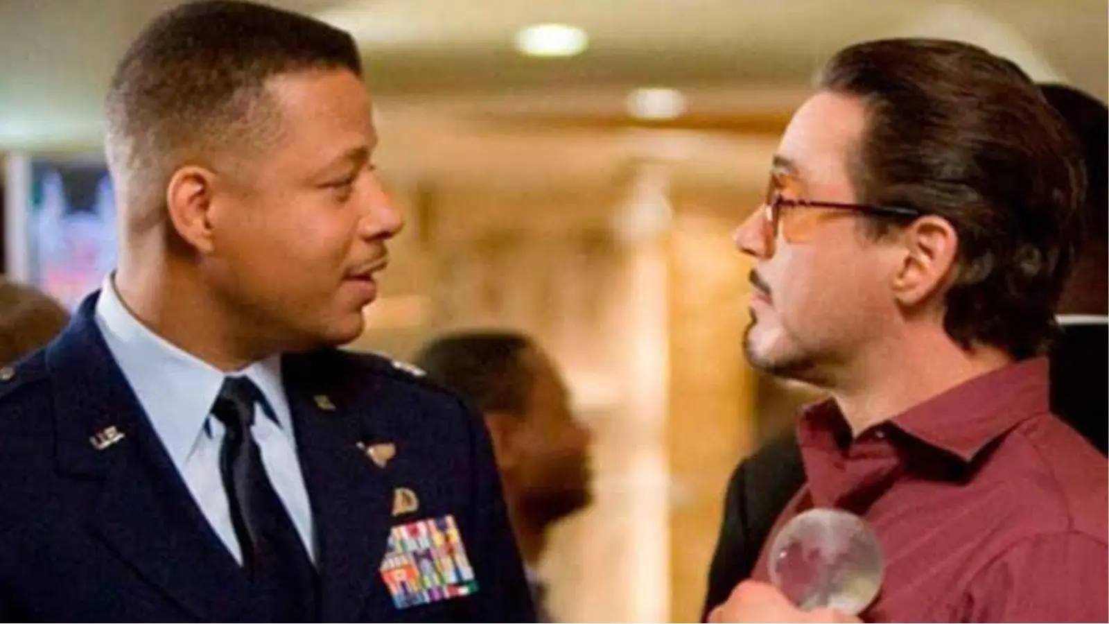 Terrence Howard with Robert Downey Jr.