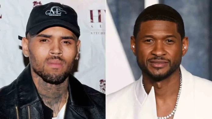 Chris Brown and Usher