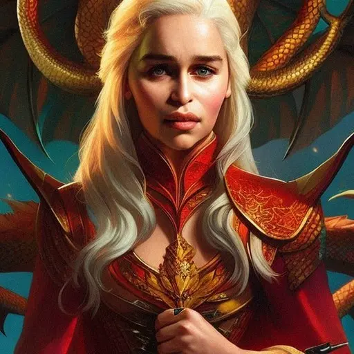 Emilia Clarke the Blood of Fire