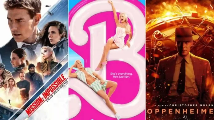 Mission Impossible, Barbie and Oppenheimer Posters