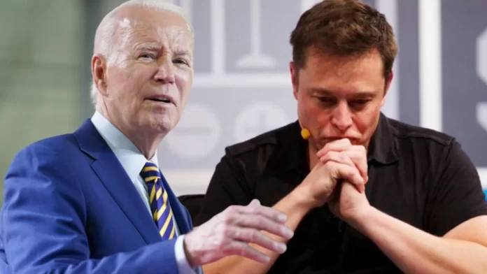 Joe Biden and Elon Musk