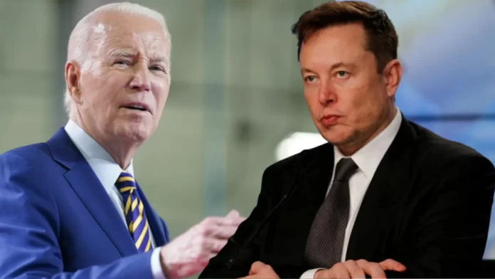 Joe Biden and Elon Musk