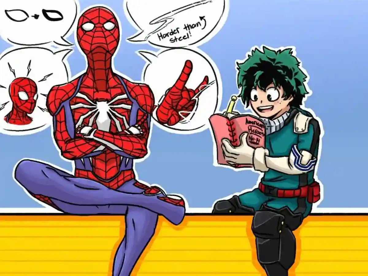 Spider Man and My Hero Academia collab