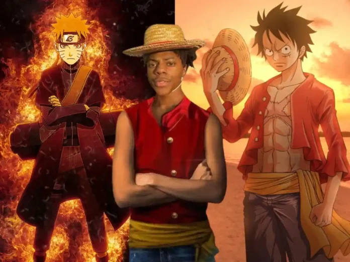 Naruto, One Piece, and IshowSpeed